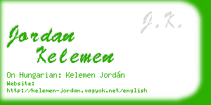 jordan kelemen business card